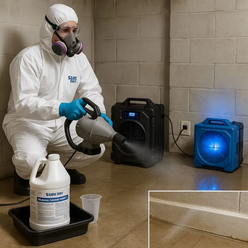 Sanitization and Odor Removal process in North Grosvenor Dale, CT