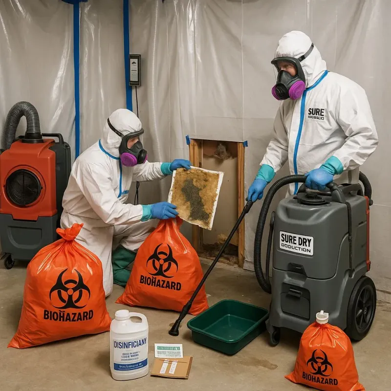Contaminated Water Handling Protocols process in North Grosvenor Dale, CT